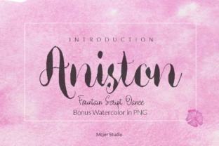 Aniston: A Girly Script Handwritten Font for Elegant Web Design