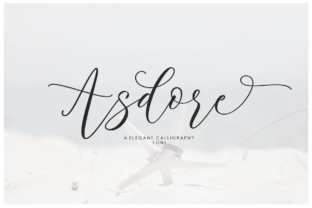 Asdore: The Elegant Script Font for Glamorous Digital Campaigns