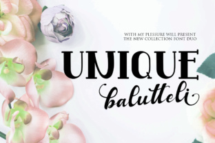 Balutteli Typeface: A Script Handwritten Font for Modern Campaigns