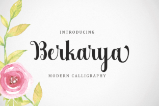 Berkarya: A Modern Script Handwritten Font for Elegant Editorial Design