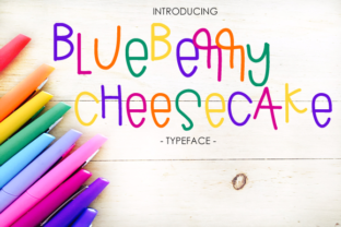 Blueberry Cheesecake Font: Elevating Editorial Design with Handwritten Charm