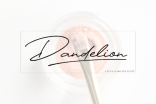 Dandelion: A Vibrant Script Handwritten Font for Creative Branding