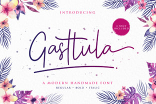 Gasttula: The Modern Handmade Font for Fashionable Branding