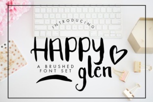 Happyglen Brushed Font Review for Brand Identity