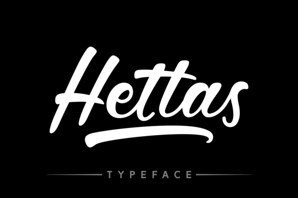 Hettas Typeface: A Retro Script Handwritten Font for Brand Identity