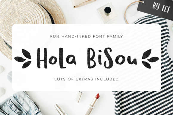 Hola Bisou Family: The Quirky Script Handwritten Font for Summer Campaigns
