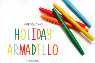 Holiday Armadillo: The Relaxed Sans Serif Font for Handmade Brands
