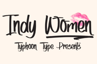 Indy Women: A Handwritten Script Font for Modern Digital Branding