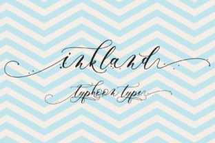 Inkland: A Beautiful, Extremely Ornate Handwritten Script Font for Editorial Design