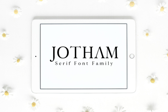 Jotham: A Modern Serif Typeface for Elegant Branding and Print