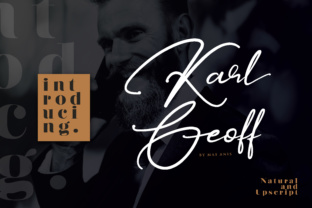Karl Geoff: The Handwritten Script Font for Organic Brand Identity