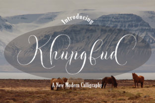Khungfud: A Luxurious Script Handwritten Font for Premium Branding