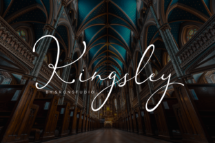 Kingsley Script Handwritten Font for Modern Brand Identity