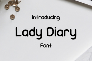 Lady Diary Typeface: A Modern Sans Serif for Clean Brand Identity