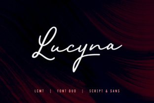 Lucyna Typeface: Elevate Your Brand Identity with Script and Sans Pairing