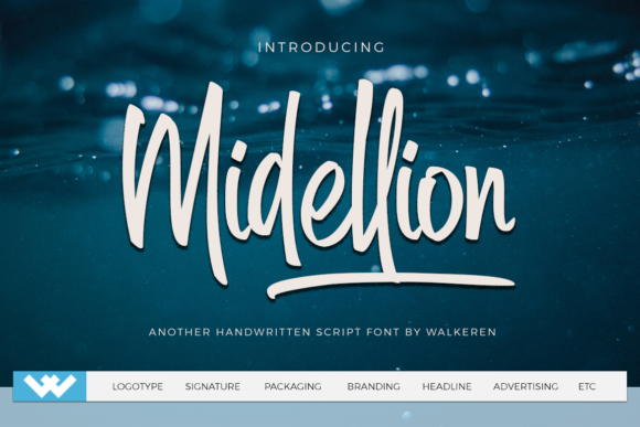 Midellion: The Modern Script Handwritten Font for Boutique Branding