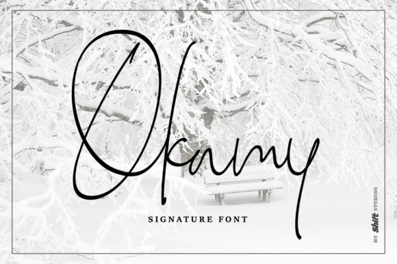 Okamy: The Signature Script Font for Relaxed, Stylish Branding