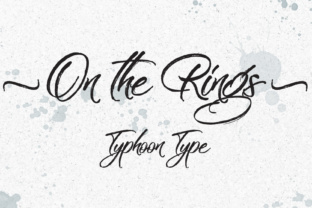 On the Rings: The Dry Brush Script Font for Authentic Brand Identity