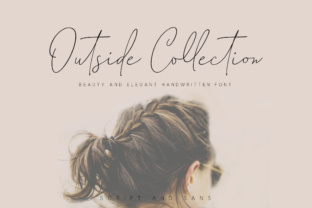 Outside Collection: A Stylish Script and Sans Serif Font Set for Editorial Design