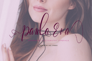 Paula Eva Script: Elevate Brand Visuals With Elegant Modern Calligraphy
