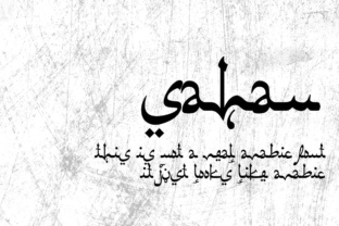 Sahan Typeface for Editorial and Decorative Design Projects
