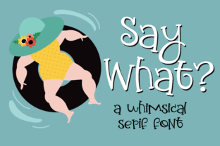 Say What Quasi-Serif Script Font for Engaging Social Media Graphics
