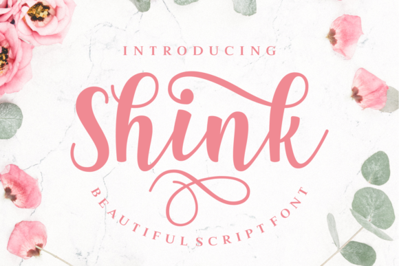 Shink Script Typeface for Editorial and Brand Design