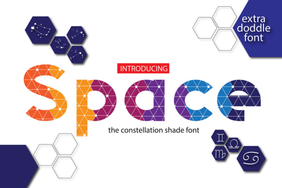 Space: A Geometric Color Font for Editorial Design