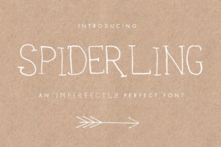 Spiderling Font Review for Handmade Brands and Invitations