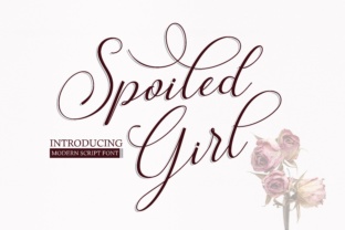 Spoiled Girl: The Elegant Script Handwritten Font for Feminine Brand Campaigns