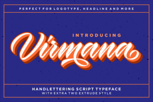Virmana: The Retro Calligraphy Brush Stroke Font for Bold Campaigns