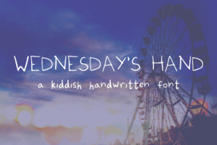 Wednesday Typeface: A Script Handwritten Font for Playful Branding
