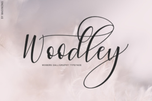 Woodley Script Handwritten Font for Romantic Branding