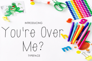 You re Over Me: The Script Handwritten Font for Clean Business Branding
