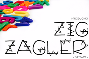 Zig Zagler: The Playful Decorative Font for Scroll-Stopping Social Media Graphics